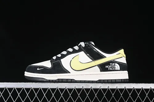 All categories Nk SB Dunk Series Nk SB Dunk Low Low-top sneakers Nk SB Dunk Low North Face joint beige black and yellow hook Anniversary high-end customization Low-top casual sneakers XX3168-113